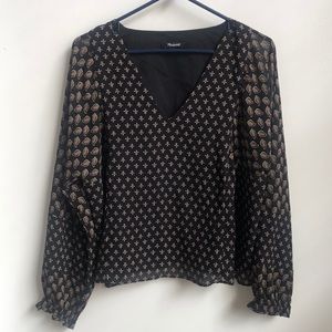 NWOT Madewell long sleeve top